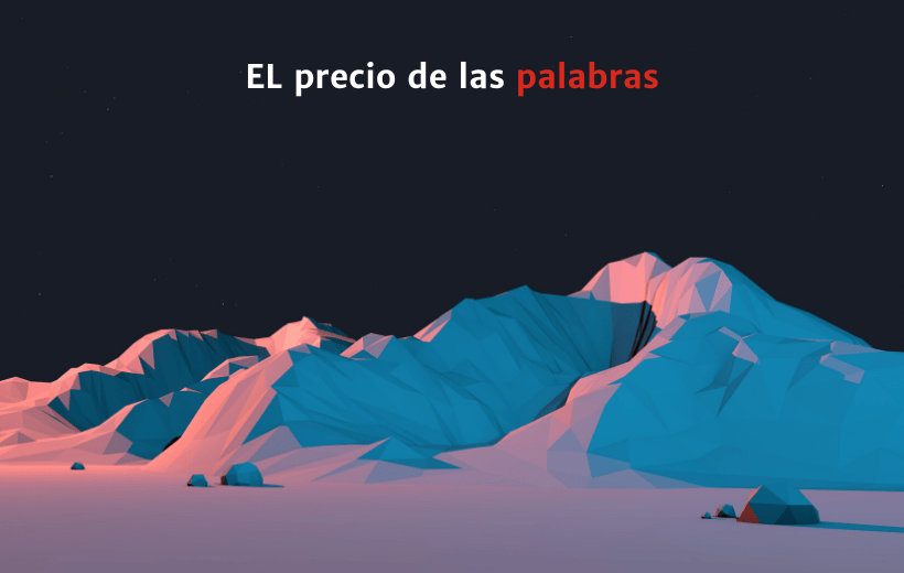 El precio de las palabras